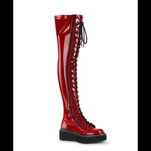Demonia Emily 375 Thigh High Boot